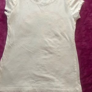 Girls Justice white tee